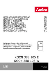 Amica KGCN 388 105 W Gebrauchsanweisung