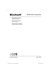 EINHELL 45.137.25 Originalbetriebsanleitung