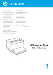 HP LaserJet Tank 250 Serie Installations-Handbuch