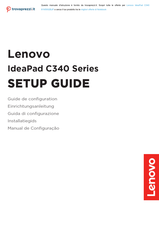 Lenovo IdeaPad C340 81N5002BJP Einrichtungsanleitung