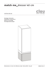 Clou CL/07.56.150.50 Montageanweisungen