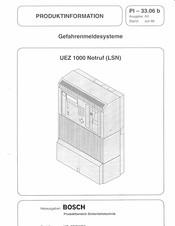 Bosch UEZ 1000 Produktinformation