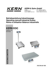 KERN EOC 10K-3 Betriebsanleitung