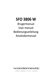 Scandomestic SFO 3806 W Bedienungsanleitung