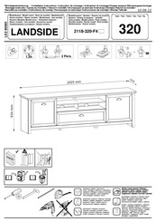 trendteam LANDSIDE 2118-320-F4 320 Montageanweisung