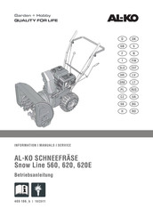 AL-KO Snow Line 620 SnowLine 560 II Betriebsanleitung