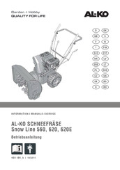 AL-KO Snow Line620E Betriebsanleitung