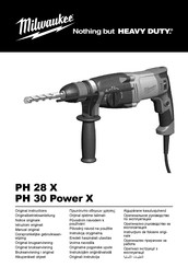 Milwaukee PH 30 Power X Originalbetriebsanleitung