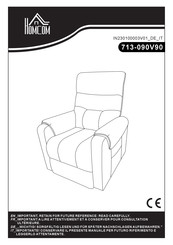 HOMCOM 713-090V90 Bedienungsanleitung