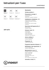 Indesit DIFP 28T9 Bedienungsanleitung