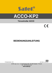 Satel ACCO-KP2 Bedienungsanleitung