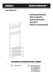 Songmics HSR04 Bedienungsanleitung