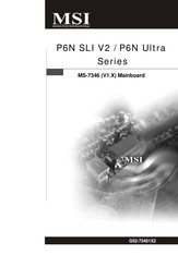 MSI P6N SLI V2-Serie Bedienungsanleitung