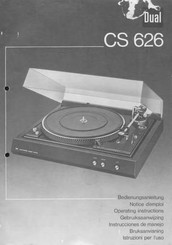 Dual CS 626 Bedienungsanleitung