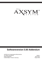 Abbott AxSYM System Bedienungsanleitung