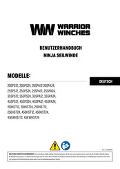 WARRIOR WINCHES 35SPA24 Benutzerhandbuch