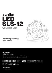 EuroLite LED SLS-12 QCL 12x5W Floor NSP Bedienungsanleitung