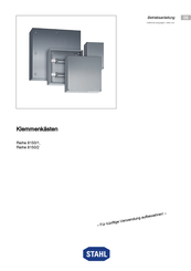 Stahl 8150/1 serie Betriebsanleitung