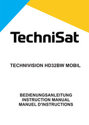 TechniSat TECHNIVISION HD32BW MOBIL Bedienungsanleitung