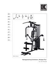 Kettler Multigym Plus Montageanleitung