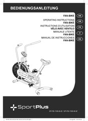 sportplus SP-FB-1100-B-IE Bedienungsanleitung