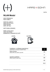 HAAS + SOHN HSP6 -WT-RLU Installations- Und Bedienungsanleitung