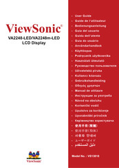 ViewSonic VA2248m-LED Bedienungsanleitung