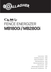 Gallagher MB2800i Betriebsanleitung