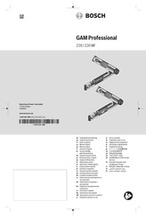 Bosch GAM Professional 220 MF Originalbetriebsanleitung