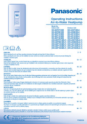 Panasonic WH-SDF09C3E5-1 Bedienungsanleitung