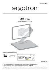 Ergotron MX mini Bedienungsanleitung
