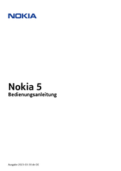 Nokia 5 Bedienungsanleitung