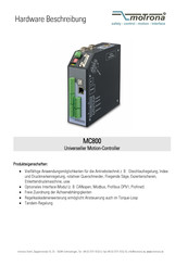 Motrona MC800 Beschreibung