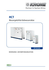 Krone MCT-600 Bedienungs- Und Wartungsanleitung