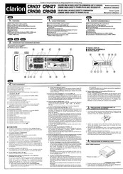 Clarion CRN37 Bedienungsanleitung