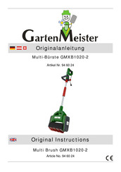 Gartenmeister 94 60 24 Originalanleitung