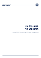 RCF NX 915-SMA Bedienungsanleitung