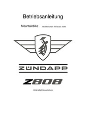 Zundapp Z808 Betriebsanleitung