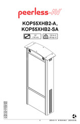 peerless-AV KOP55XHB2-SA Montageanleitung