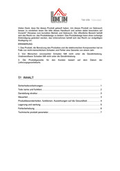 Homcom JM-B8099EF Kurzanleitung