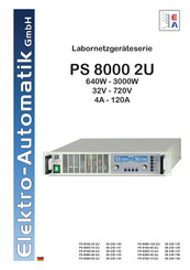 Elektro-Automatik PS 8720-15 2U Bedienungsanleitung