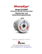 Spectrex SharpEye 20/20MPI Bedienungs- Und Instandhaltungsanleitung