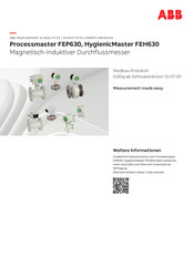 Abb Processmaster FEP630 Bedienungsanleitung