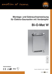 EOS Bi-O-Mat W Montage- Und Gebrauchsanweisungen