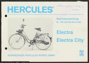 Hercules Electra Betriebsanleitung