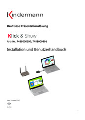 Kindermann Klick & Show System Installations- Und Benutzerhandbuch