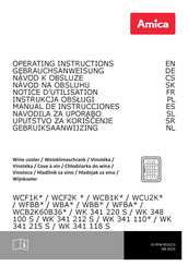 Amica WCU2K60B45.1 Gebrauchsanweisung