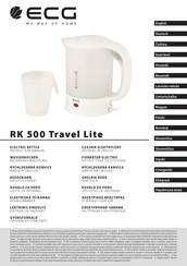 ECG RK 500 Travel Lite Bedienungsanleitung