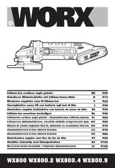 Worx WX800.B Originalbetriebsanleitung