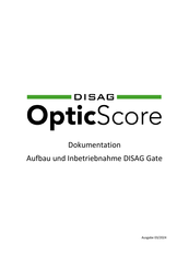 Disag OpticScore Aufbau Und Inbetriebnahme